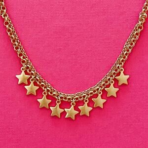 Stars of the Sky Gold Star Charm Necklace